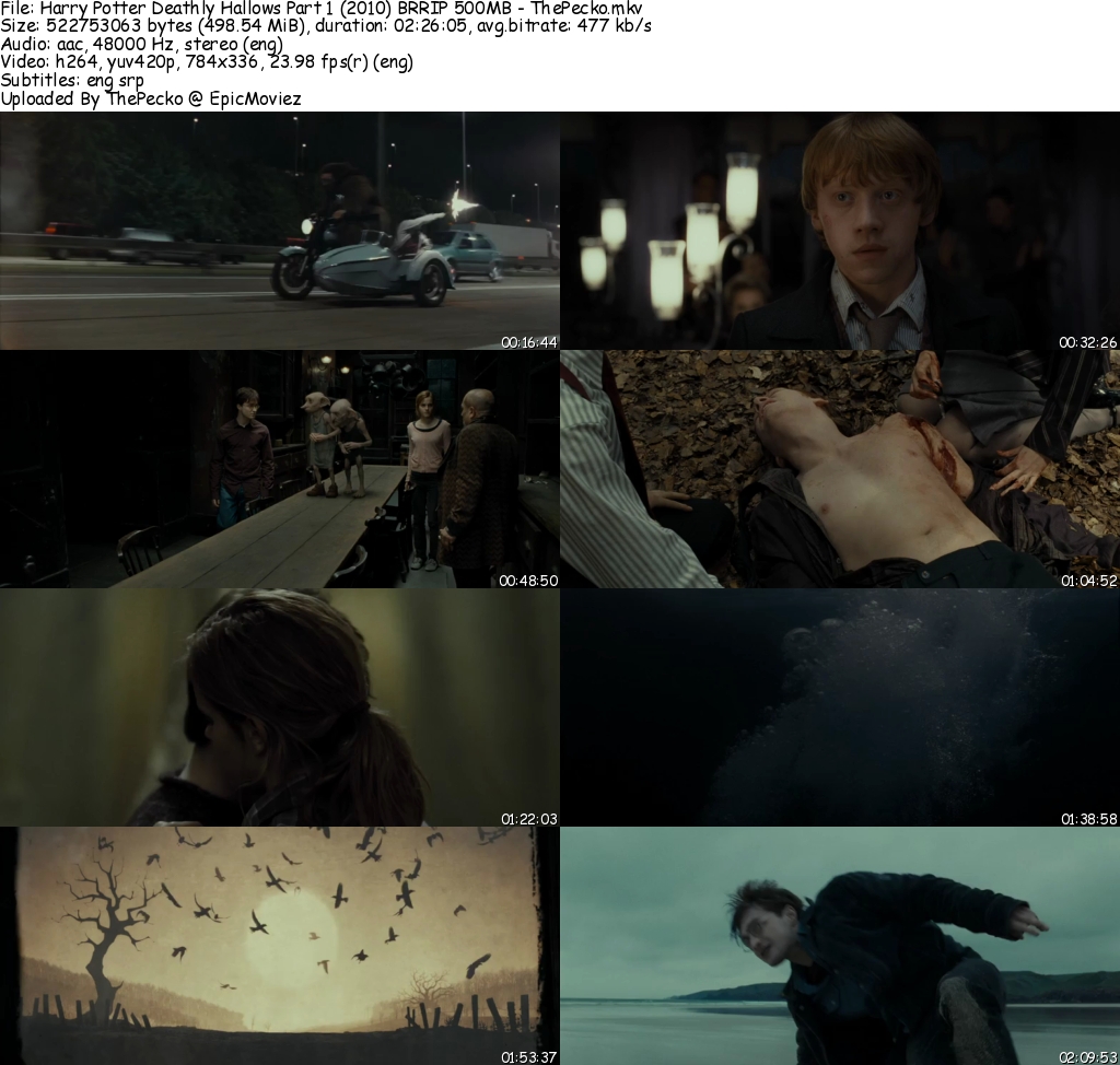 download harry potter the deathly hallow part 1 sub indo